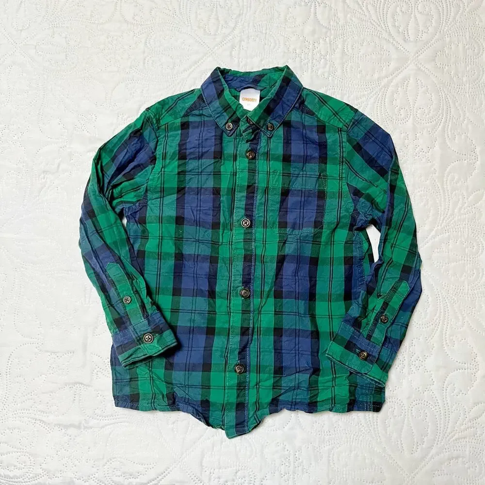 Gymboree Button Up Dress Shirt Size 4T